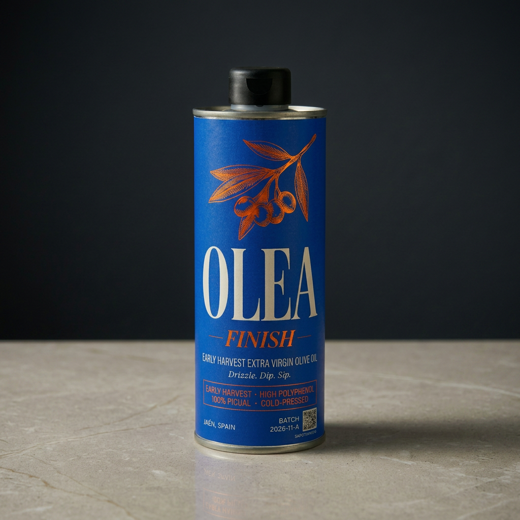 OLEA FINISH — early-harvest high-polyphenol olive oil