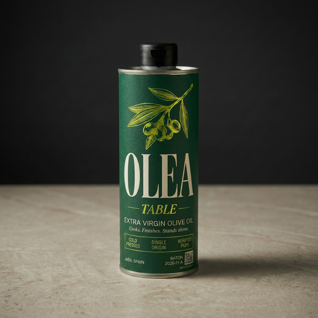OLEA TABLE — single-origin Picual olive oil